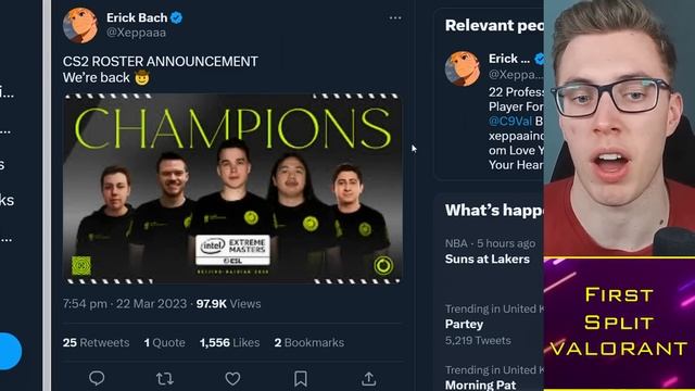 Valorant Pros REACT to Counter-Strike 2 Launch ? VCT News смотреть онлайн