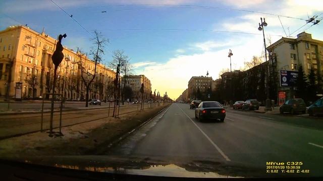 Тест видеорегистратора Mio MiVue C325. День смотреть онлайн