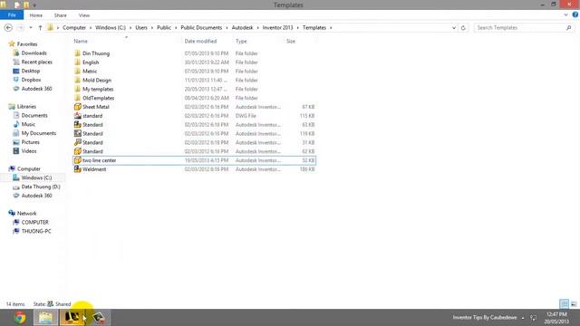[Inventor 2013 Tips] Templates sketch смотреть онлайн