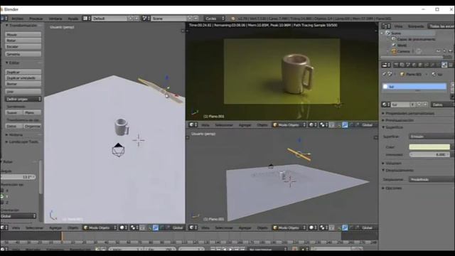 Pocillos con café hechos en blender - velocidad aumentada. смотреть онлайн
