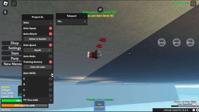 [🔥Update 1🔥] Project XL Script - Auto Farm Level | Get All Codes