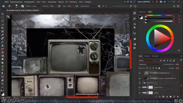 SPEED ART В PHOTOSHOP | TV NO MORE смотреть онлайн