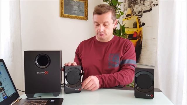 Sistema Audio 2.1 SoundblasterX Kratos S3 смотреть онлайн