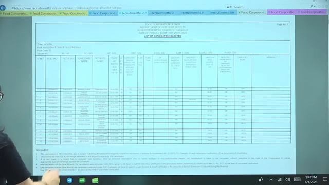 FCI AG 3 Mains Result 2023 OUT || Know All Details By Sheetal Sharma смотреть онлайн
