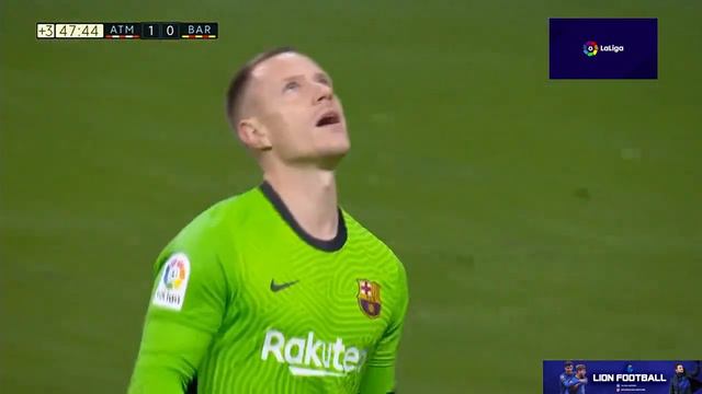 Атлетико Мадрид 1-0 Барселона | Ошибка Тер Штегена смотреть онлайн