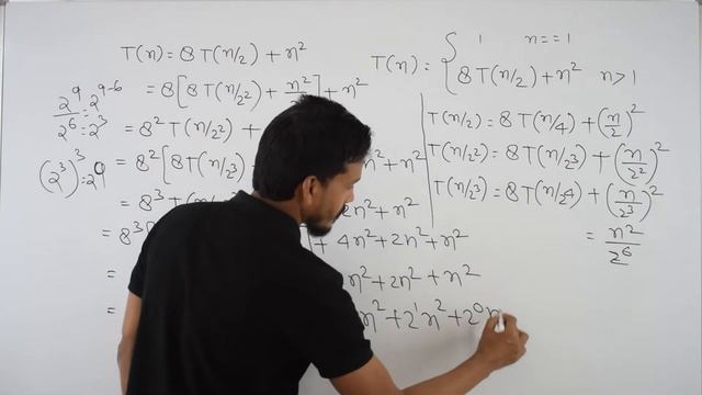 Recurrence Relation T(n)=8T(n/2)+n^2 | Substitution Method | GATECSE | DAA смотреть онлайн