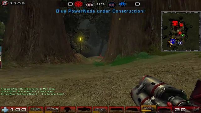 Unreal Tournament 2004 instant action onslaught map Primeval team play quick walkthrough смотреть онлайн
