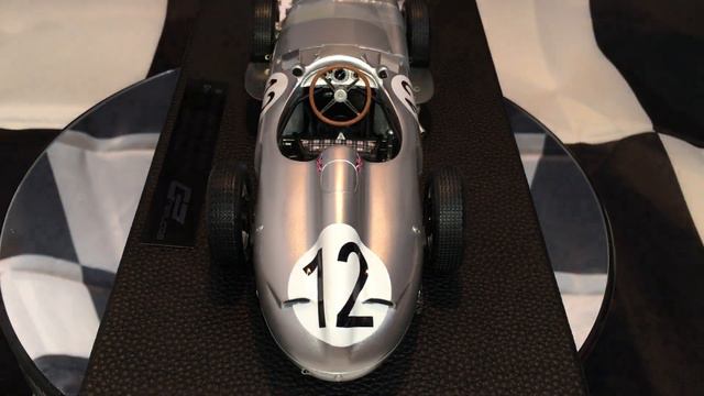 Stirling Moss Mercedes W196 #12 British GP 1955 смотреть онлайн