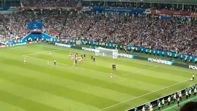 2-ой гол России в матче Россия-Хорватия.