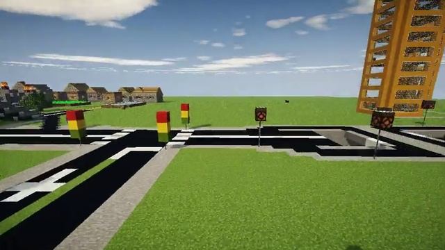 Город в Minecraft  #20-Пожарная часть+Загородные дома с Шейдерами