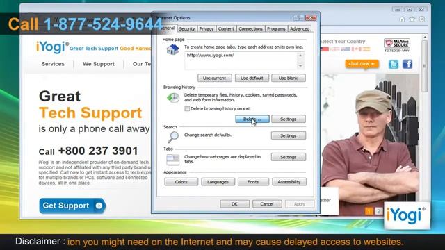 How to clear the cache in Internet Explorer® 9 in Windows® Vista смотреть онлайн