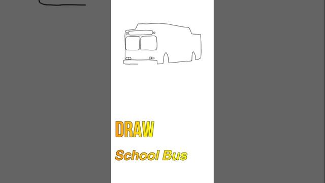 how to draw school bus #busdrawing #drawing #howtodraw #learndrawing смотреть онлайн