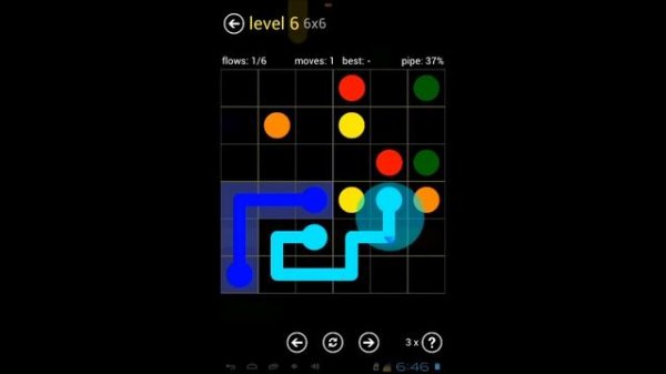 Flow Free 5x5 6x6 All Levels Walkthrough | Flow Free Android Game Walkthrough