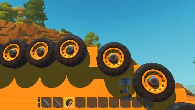 Строю танк Марк 1 в Scrap Mechanic часть 1