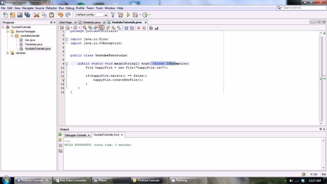 Java Advanced Programming Tutorial 9 How To Create A File смотреть онлайн
