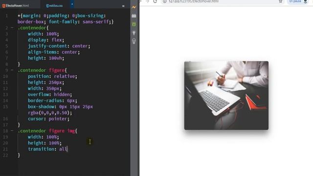 Efecto Hover a una Imagen con Html y Css смотреть онлайн