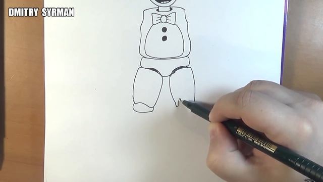 How to draw Animatronic Constructor, Как нарисовать Аниматроника Конструктора смотреть онлайн