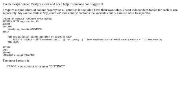 Databases: Create multiple output tables from one query смотреть онлайн