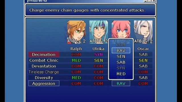 Final Fantasy XIII Command Synergy Battle System L'Cie Version смотреть онлайн
