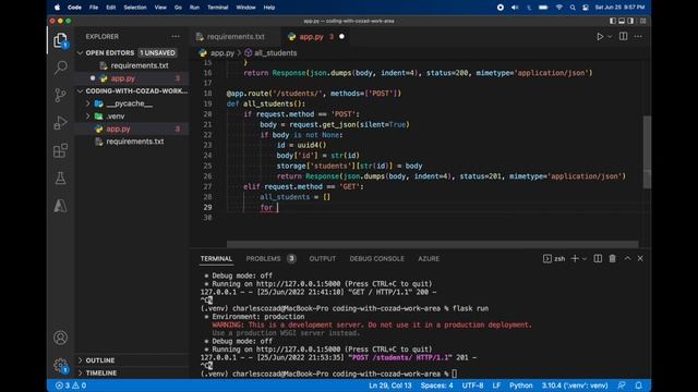 HTTP Methods in Flask смотреть онлайн