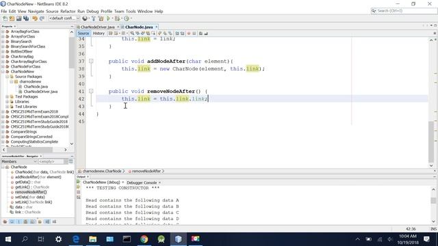 CMSC 251 - Linked Lists смотреть онлайн