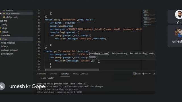 get api using express , JavaScript, mysql part 1 смотреть онлайн