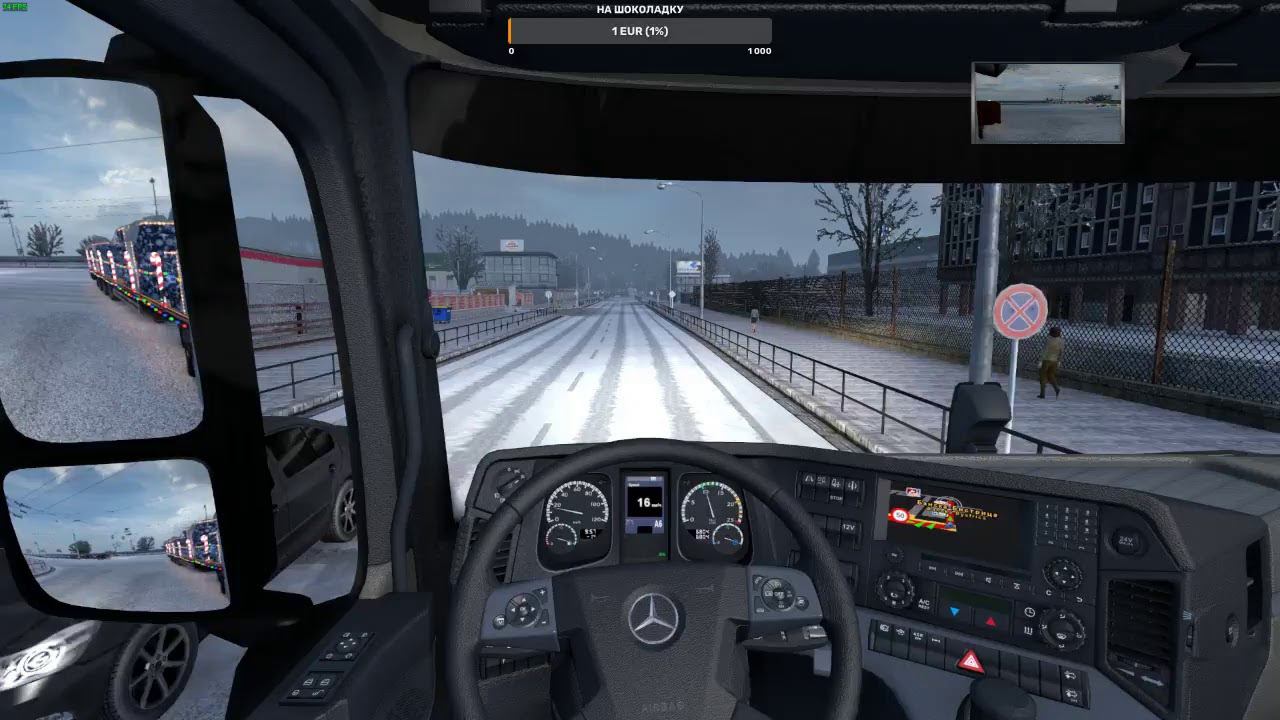 (PC) Euro Truck Simulator 2 .Рейс №23 Предрождественский стрим смотреть онлайн