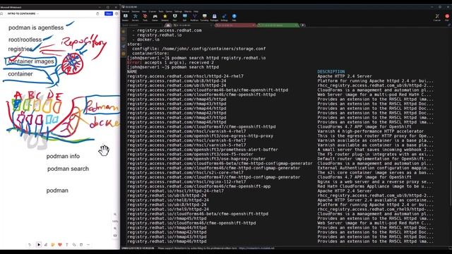 RHCSA EXAM PREP podman Containers - PART 1 INTRODUCTION смотреть онлайн