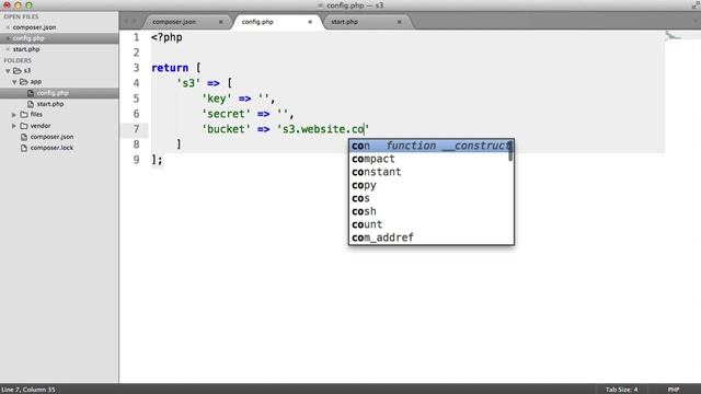 Amazon S3 with PHP: SDK Setup (2/6) смотреть онлайн