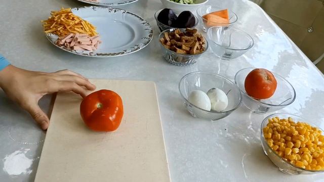 Кемпірқосақ салаты?Салат Радуга? смотреть онлайн