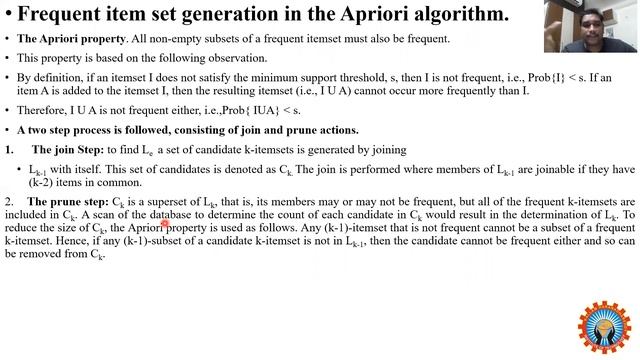 Apriori principle & frequent item set generation in the Apriori algorithm смотреть онлайн