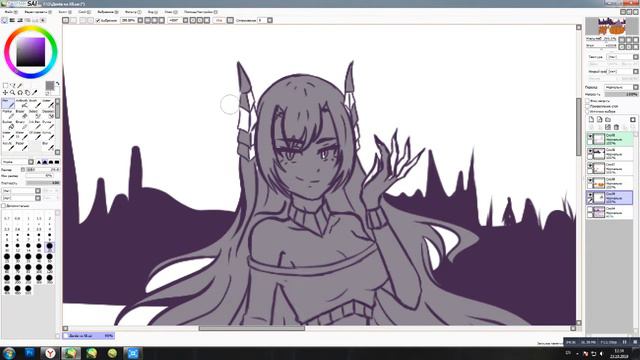 【Speedpaint】 Happy Halloween (+ связь Ада с другими мирами) смотреть онлайн
