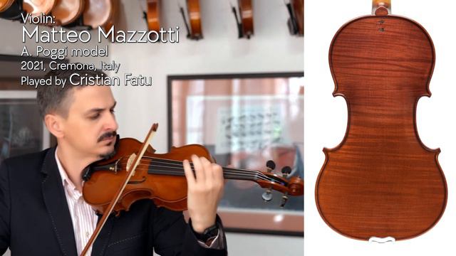 Matteo Mazzotti violin, 2021, Cremona, ITALY / Cristian Fatu / at the Metzler Violin Shop смотреть онлайн