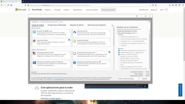Visual Studio | Descargar e Instalar | Unity, C#, C++, Python, Unreal смотреть онлайн