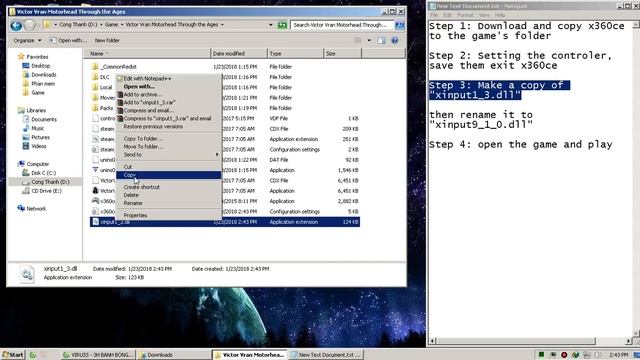 How to play Victor Vran with PlayStation Controller x360ce смотреть онлайн