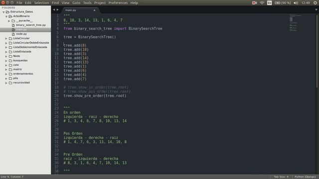 27 Estructura de Datos : Arbol Binario parte 3:4 Python 3.5 смотреть онлайн
