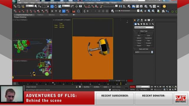 #1. Flig vs Lab Rat: Animation in 3ds max (How To Make Video Games) смотреть онлайн