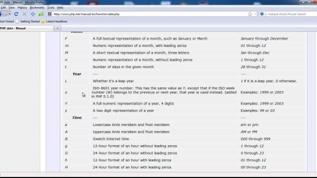 دوال التاريخ والوقت Function Date _ time смотреть онлайн