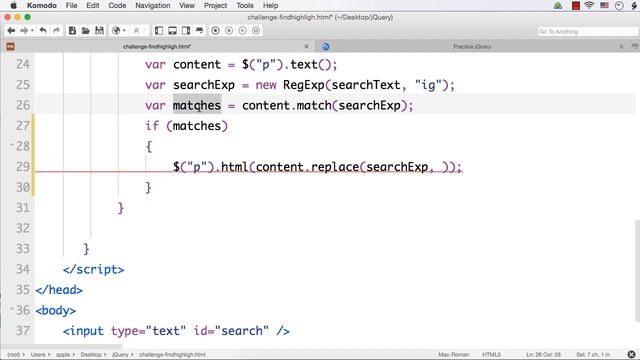 jQuery: Search, Find and Highlight using jQuery смотреть онлайн