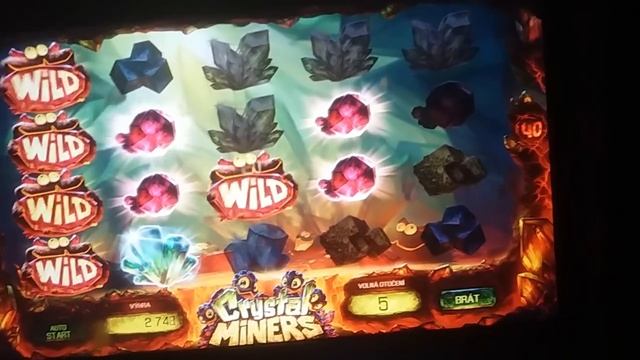 Crystal Miners slot bonusgame смотреть онлайн