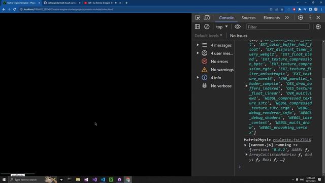 Create physics 3d roulette Adding HOVER effect and 2d canvas HUD balance effects part 8 смотреть онлайн