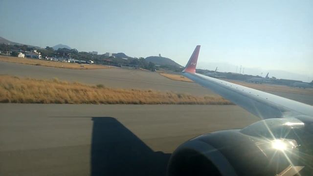 Nordwind Airlines Boeing 737 800 взлет из Ираклиона смотреть онлайн