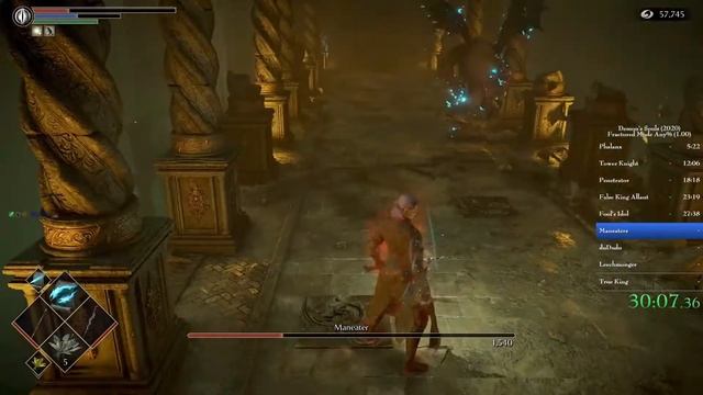 Demon's Souls Remake - Fractured Mode Any% Speedrun (1:04:35 RTA) смотреть онлайн