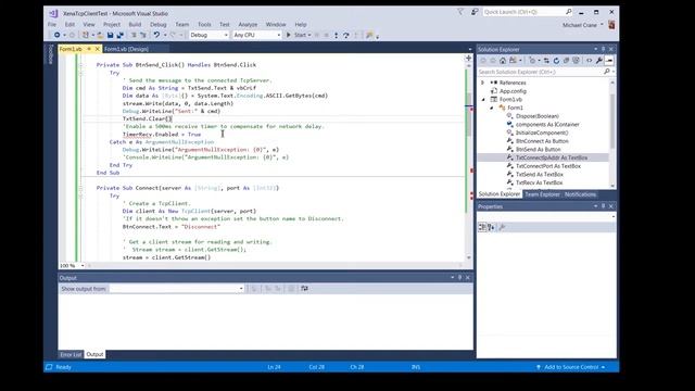 NE #66 How to code TCP Client and GUI in Visual BASIC 2017: Accessing Xena Gig test set API смотреть онлайн