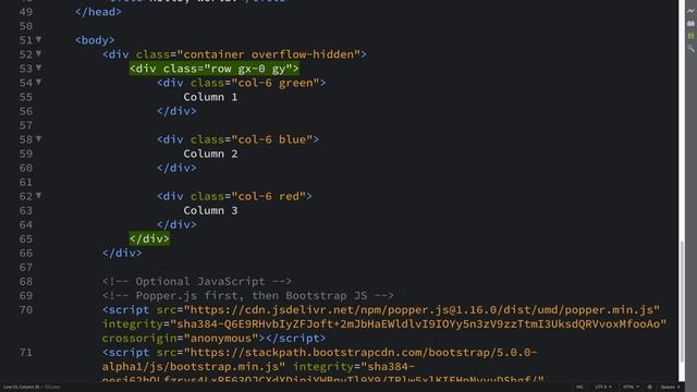 Gutters - Bootstrap 5 Alpha Responsive Web Development and Design смотреть онлайн