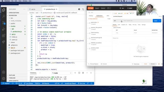 Métodos PUT y DELETE con persistencia en un archivo .json смотреть онлайн