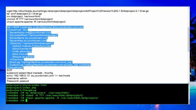 How to Install dotProject Project Management Tool in CentOS 7 смотреть онлайн