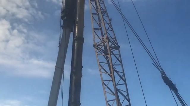 Забивка свай дизель молотом смотреть онлайн