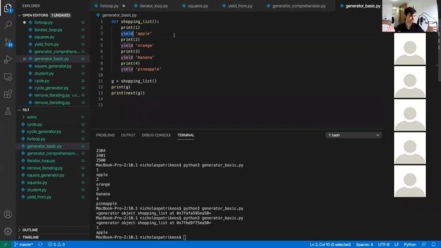 COMP1531 21T3 - 10.1 - (Bonus) Iterators & Generators смотреть онлайн