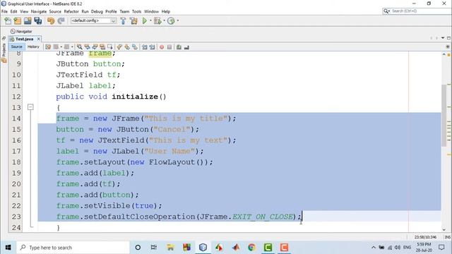 Graphical User Interfaces in Java, FlowLayout and the GridLayout classes in Java смотреть онлайн